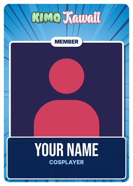 Con card template